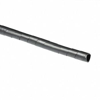 D-LINE Spiral Wrap 1.000 in 8 ft Black, 19RZ81