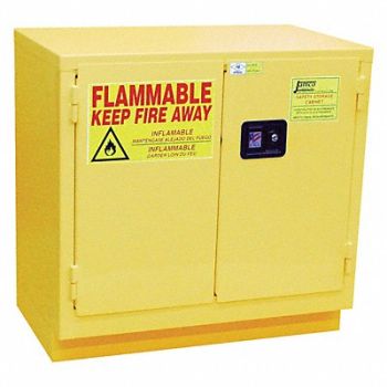 JAMCO Flammable Safety Cabinet 22 gal Yellow, 515X43