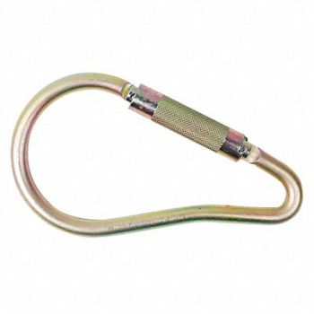 GEMTOR Carabiner Steel 350 lb 5000 lb, 19TJ70