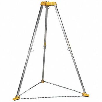 GEMTOR Tripod 310 lb Yellow, 19TJ76