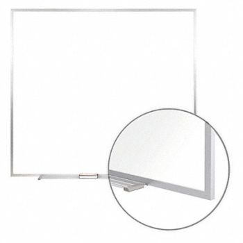 GHENT Dry Erase Brd Non-Mag. Melamine 48-5/8 W, 48GD42