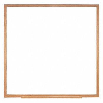 GHENT Dry Erase Brd Non-Mag. Melamine 48-5/8 W, 48GD43