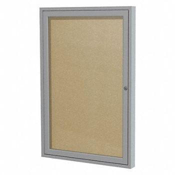 GHENT Enclosed Bulletin Board Tack 36x36 In., 8EPT4