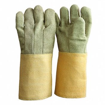 CHICAGO PROTECTIVE APPAREL Heat Resistant Gloves PBI/Kevlar(R) PR, 19TU12