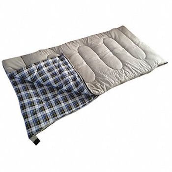 KAMP-RITE TENT COT INC Sleeping Bag Navy Polyester 6 lb., 19TU21