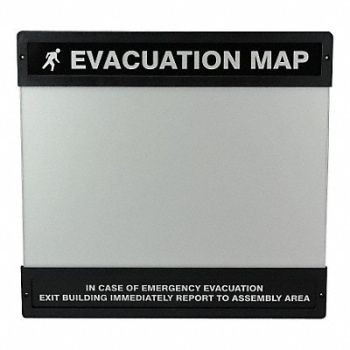 ACCUFORM Evacuation Map Holder 11 in x 17 in, 19TZ54