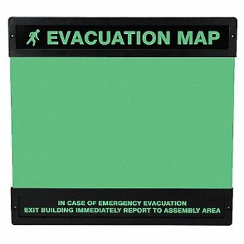 ACCUFORM Evacuation Map Holder 11 in x 17 in, 19TZ55