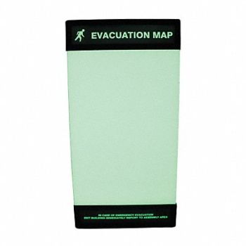 ACCUFORM Evacuation Map Holder 17 in x 11 in, 19TZ57