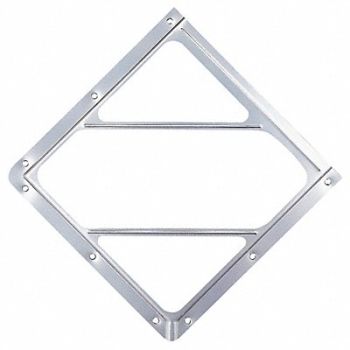 LABELMASTER Front Plate Placard Holder 12-1/2 H, 19TZ72