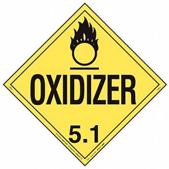LABELMASTER DOT Container Placard 10-3/4 Label W, 19UA43