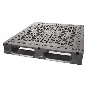 GRAINGER APPROVED Pallet 5 000 lb 48 in L 40 in W Black, 19UC13