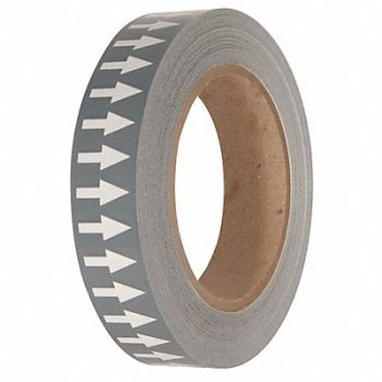 INCOM MANUFACTURING Arrow Tape Gray 1in W 108ft Roll L, 19UC33