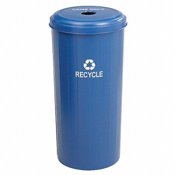 SAFCO Recycling Receptacle Blue 20 gal., 19YA14
