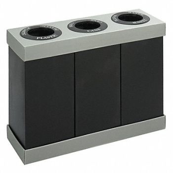 SAFCO Desk Recycling Container Black 84 gal., 19YA38
