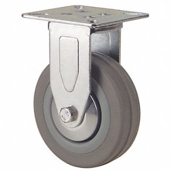 GRAINGER APPROVED Standard Plate Caster Rigid 176 lb., 19YD37