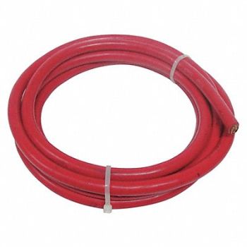 WESTWARD Welding Cable 4/0 Neoprene Red 10ft, 19YE42