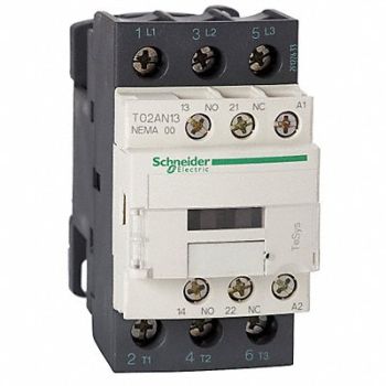 SCHNEIDER ELECTRIC NEMA Magnetic Contactor 9A 24VDC NEMA 00, 19YH60