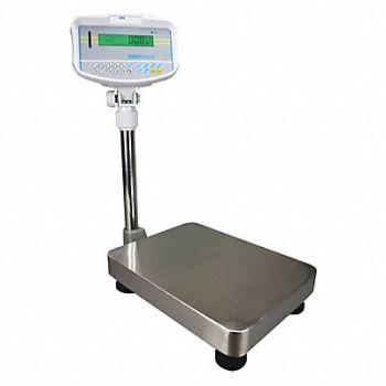 ADAM EQUIPMENT Platform Counting Bench Scale LCD, 19YN28