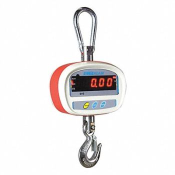 ADAM EQUIPMENT Crane Scale LED 50kg/100 lb Cap., 19YN63