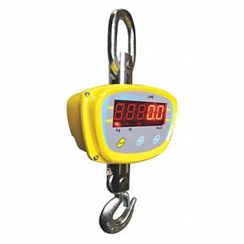 ADAM EQUIPMENT Crane Scale LED 500kg/1000 lb Cap., 19YN66
