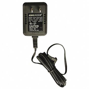 ADAM EQUIPMENT AC Adapter 3 ft Cord 120V AC UL Listed, 19YP12