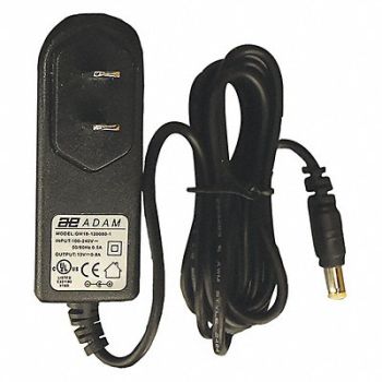 ADAM EQUIPMENT AC Adapter 3 ft Cord 120V AC UL Listed, 19YP14