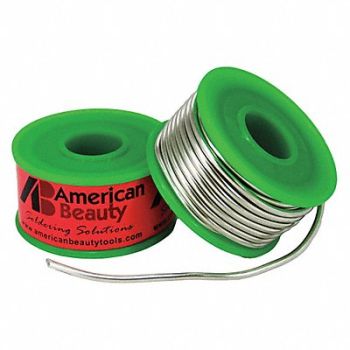 AMERICAN BEAUTY Lead Free Solder Wire, 19YP70