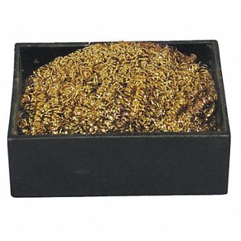 AMERICAN BEAUTY AMER BEAU Brass Sponge Tip Cleaner Case, 19YP76