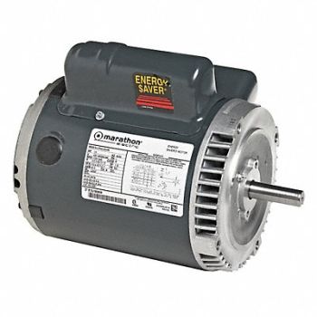 U.S. MOTORS GP Motor 1 HP 3 450 RPM 115/230V AC 56HC, 55MM09