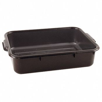 CRESTWARE H6051 Bus Tub Polypropylene Black, 19YU54