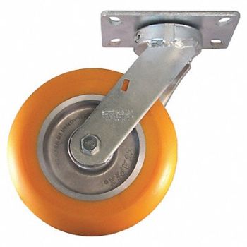 GRAINGER APPROVED Kingpinless Plate Caster Swivel 1200 lb., 19YW86