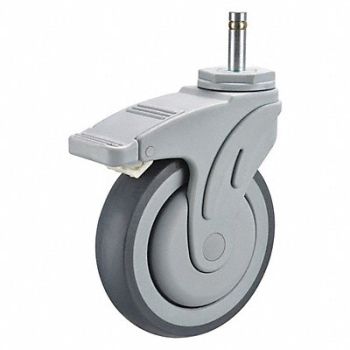 GRAINGER APPROVED Maintenance-Free Fric-Ring Stem Caster, 19YX05