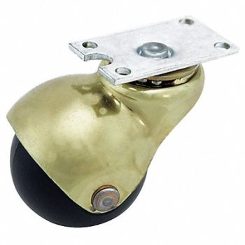 GRAINGER APPROVED Standard Plate Caster Swivel 75 lb., 19YX22