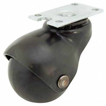 GRAINGER APPROVED Standard Plate Caster Swivel 75 lb., 19YX23