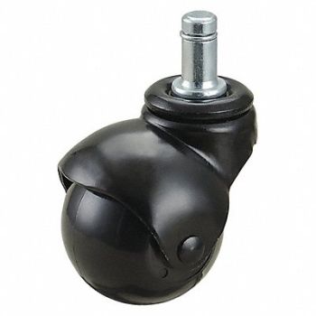 GRAINGER APPROVED Friction-Ring Stem Caster, 19YX27