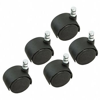 GRAINGER APPROVED Friction-Ring Stem Caster Kit PK5, 19YX31