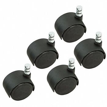 GRAINGER APPROVED Friction-Ring Stem Caster Kit PK5, 19YX33