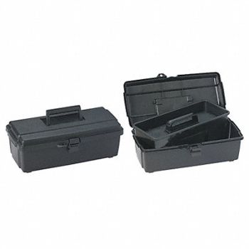 FLAMBEAU Plastic Tool Box 14 1/2 in, 19YZ98