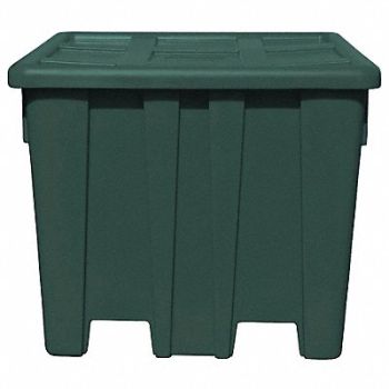 SHIP SHAPE Bulk Container Forest Green Solid, 19ZA14