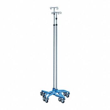 SMARTSTACK IV Pole Stainless Steel Blue, 19ZA49