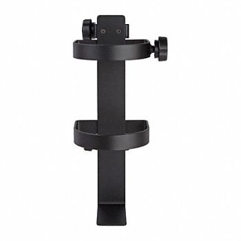 SMARTSTACK Single Tank Holder Pole Mounted Black, 19ZA50