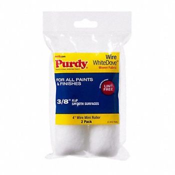 PURDY Roller Cover 4 L 3/8 Nap Dralon PK2, 19ZN48