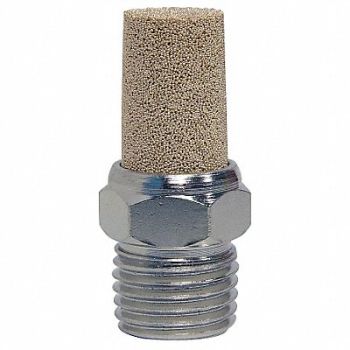 SPEEDAIRE Muffler Exhaust 1/2 NPT 7/8 dia., 1A328