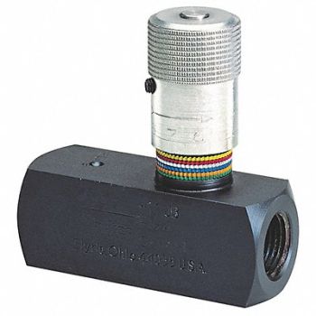 PARKER Flow Control Valve Steel 3/4-14 25 GPM, 1A865