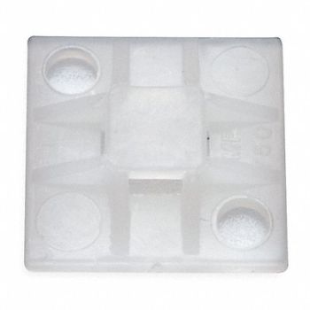 TY-RAP Cable Tie Base 4 Way Natural PK100, 1A871