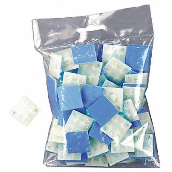 TY-RAP Cable Tie Base 4 Way Natural PK100, 1A872