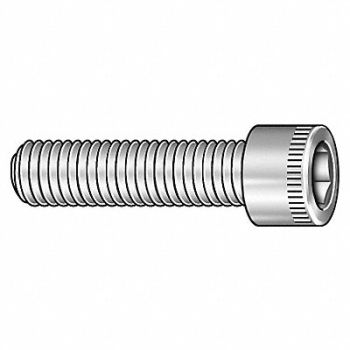 GRAINGER APPROVED SHCS Steel #12-24 1/2in L PK50, 6ZE64