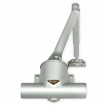 NORTON DOOR CONTROLS D1123 Hydraulic Door Closer Left Handed Alum, 1ABF2
