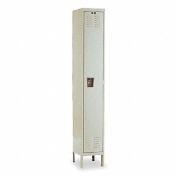 HALLOWELL Wrdrb Lckr 1x1Lckr Tan 78 x18 x24 Assm, 1AEG3
