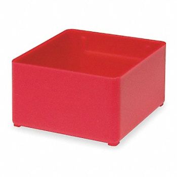 LISTA Plastic Box Red, 1AGF3